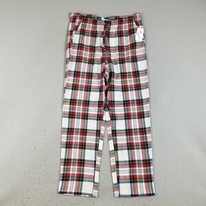 Old Navy Pajama Pants Mens Large Flannel Lounge Drawstring Pockets Plaid